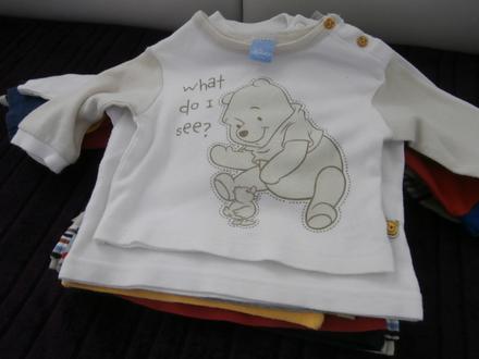 Balík tričiek s dlhým rukávom 11ks, 50–62