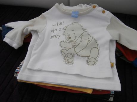 Balík tričiek s dlhým rukávom 11ks, 50–62