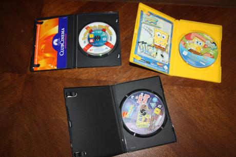 3x dvd spongebob, 