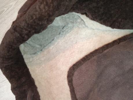 Kožený dlhý kabát veľ. 44, 44