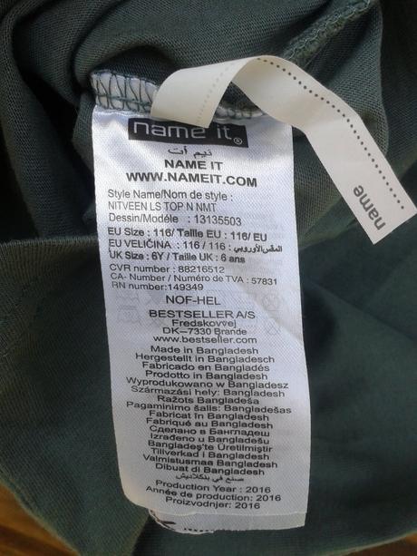 Tričko name it, name it,116