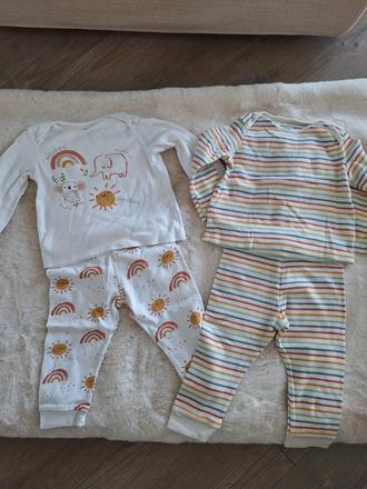 2 dvojdielne pyzamka unisex, f&f,86