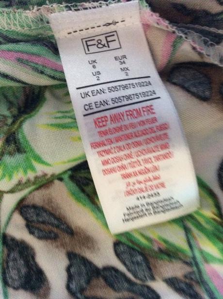 Nenosené farebné tričko zn.  f&f v. xs/s, f&f,xs