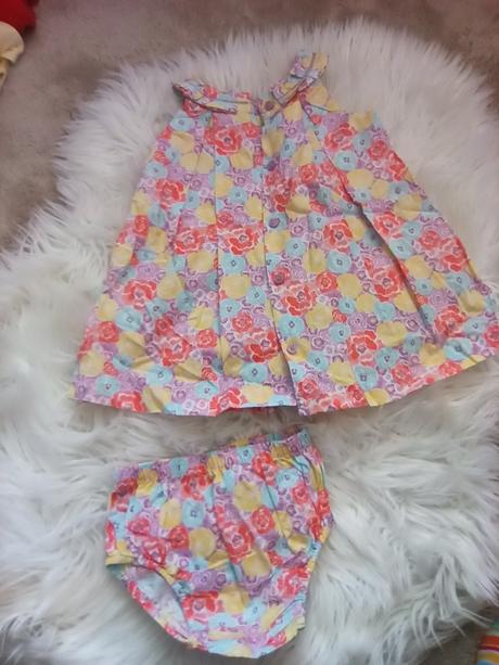 Letné šaty s nohavičkami, 68