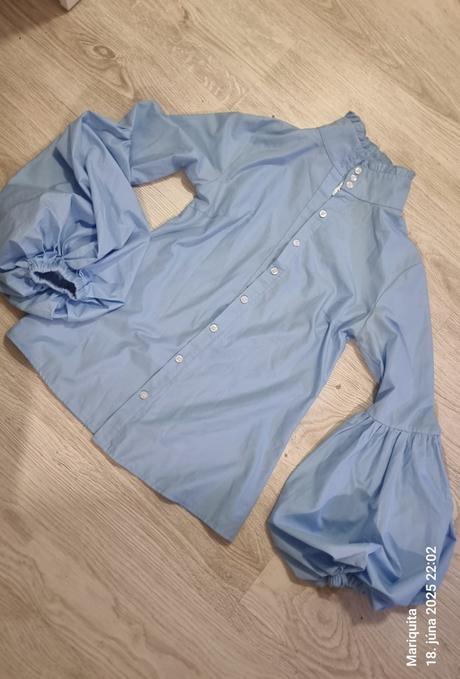 Bluzka kosela s buffalo rukavmi, s