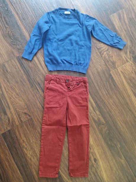 Nohavice a svetrik mayoral vel.104, mayoral,104