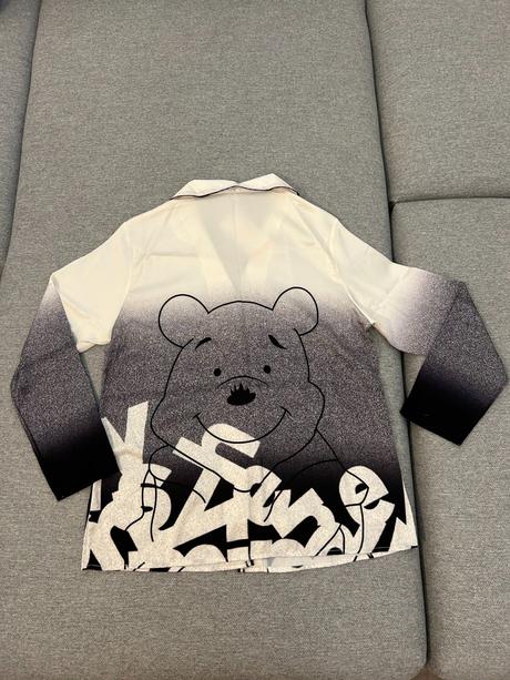 Saténové pyžamo macko pú, s