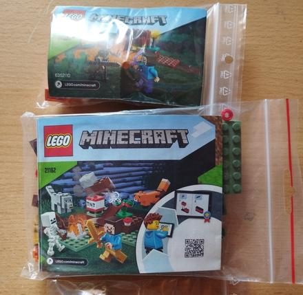 Lego minecraft 30331, 21162, 