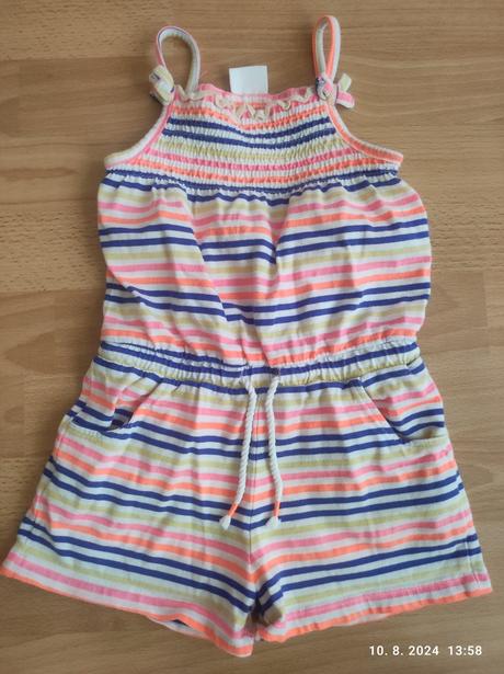 Letný overal pre dievčatko 98, f&f,98