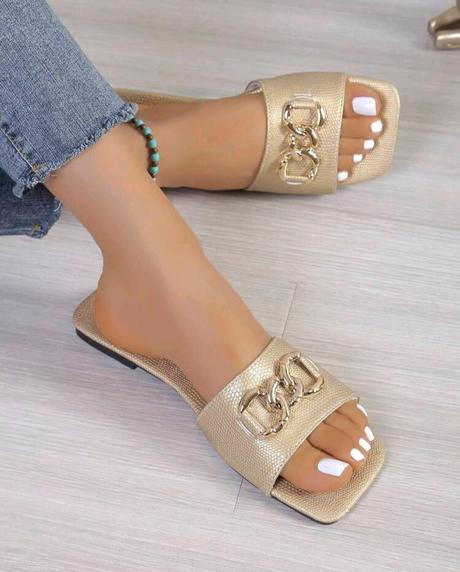 Zlate šľapky 38, 38