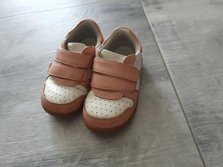 Detské kožené tenisky, little blue lamb,24