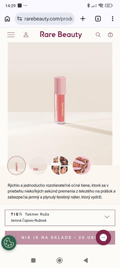 Rare beauty - tekutý očný tieň, 