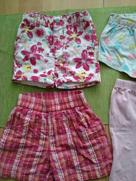 Kraťasy - šortky a legíny 92, 86–98