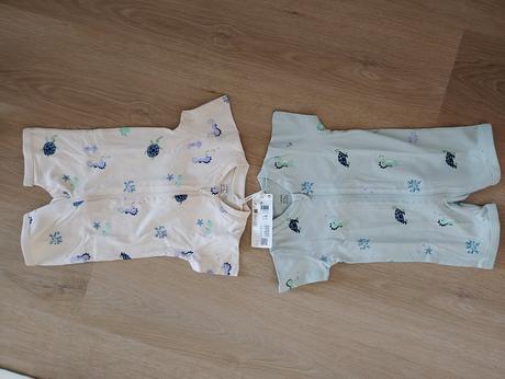 3x letné pyžamko (overal na spanie), lindex,56
