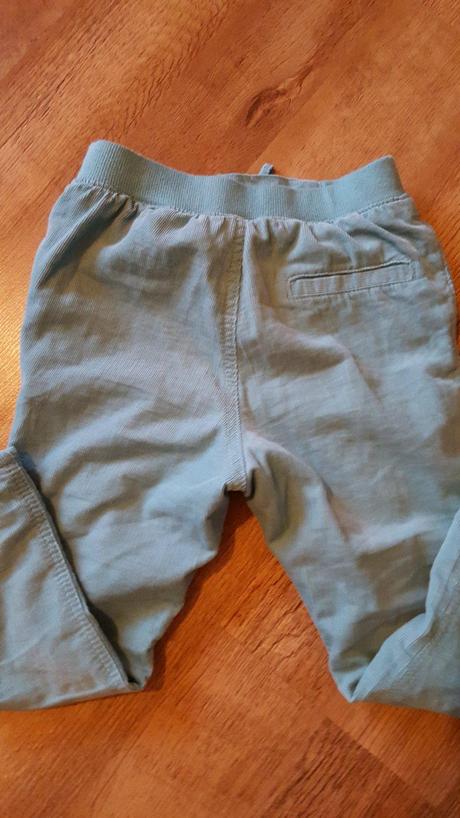 Kordove zateplene nohavice, h&m,92