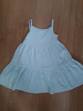 Letné šaty tyrkysové, f&f,98