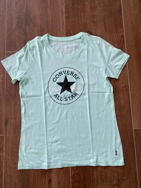 Zelené tricko, converse,s