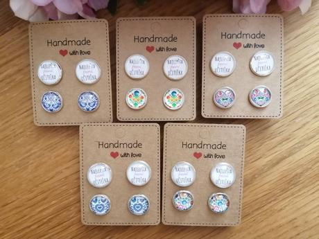 Náušnice napichovačky najlepšej pani učiteľke, 