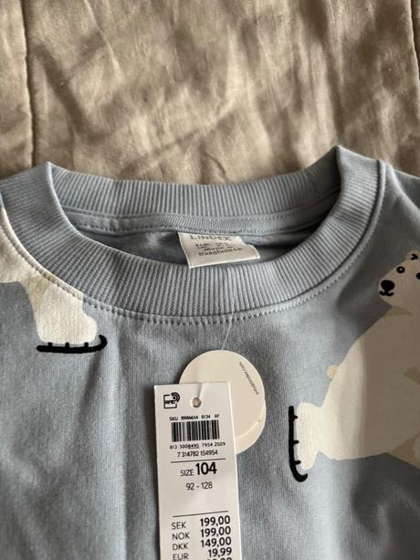 Lindex mikina medvede, lindex,104 / 116