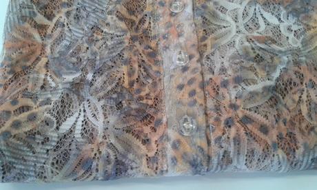 Spoločenská čipkovaná blúzka, 44