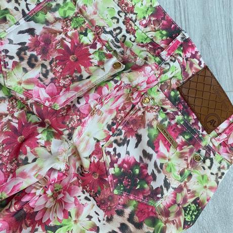 Vzorované luxusné nohavice, xs