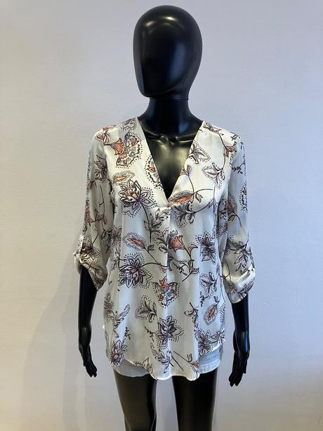 Dámska vzorovaná blúzka stradivarius (m), stradivarius,m