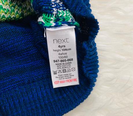 Next vianočný dinko pulóver veľ. 104, next,104