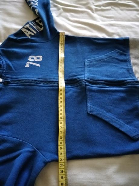 Modrá mikina na zips, f&f,110