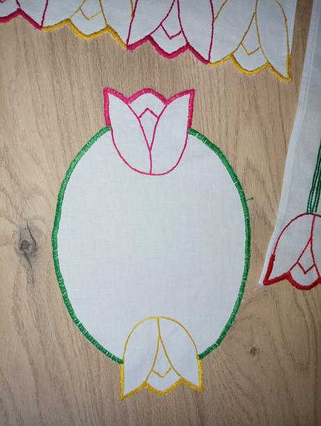 Jarné dečky, obrusy - cena spolu, 