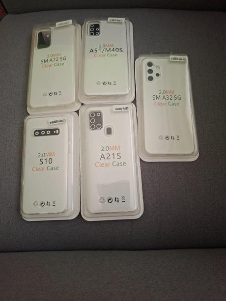 Covery priesvitné na samsung a72 a51 s10 a325g,