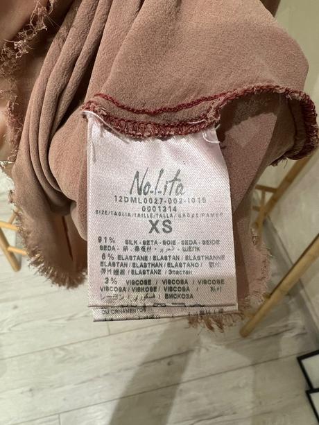 Hodvabny top nolita, xs