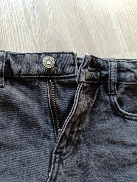 Dievčenská čierna riflová sukňa, mango,122