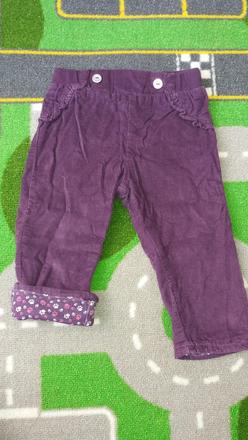 Oteplené podšité menšestrové nohavice, lupilu,74