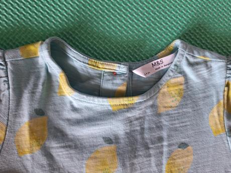 Letné šaty "lemon", marks & spencer,104