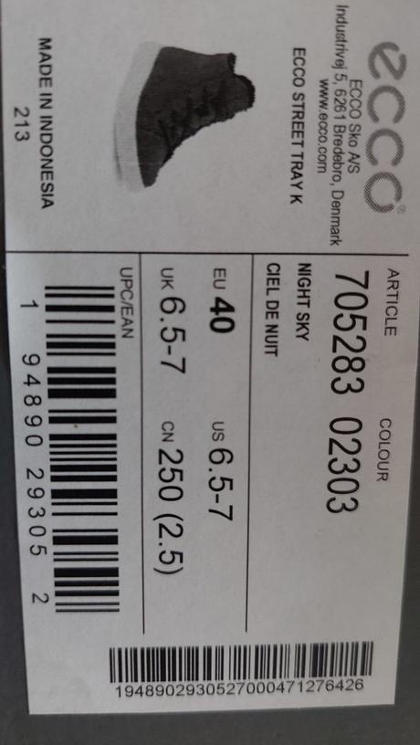 Kožené topánky ecco, ecco,40