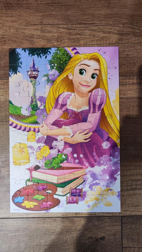 Puzzle- na vlásku, ariel 2v1,