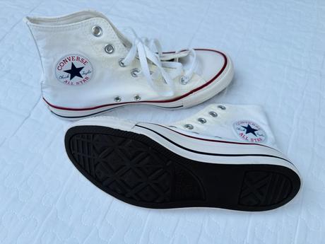 Tenisky converse, biele platene, v38, converse,38