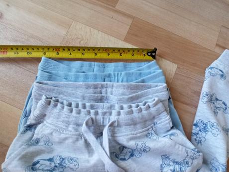 Tepláky tenké nenosené 110/116, lupilu,110
