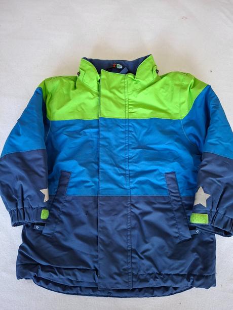 Zeleno modrá zimná bunda, tchibo,86