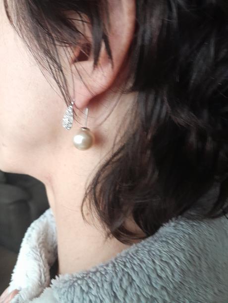 Náušničky swarovski perličky, swarovski