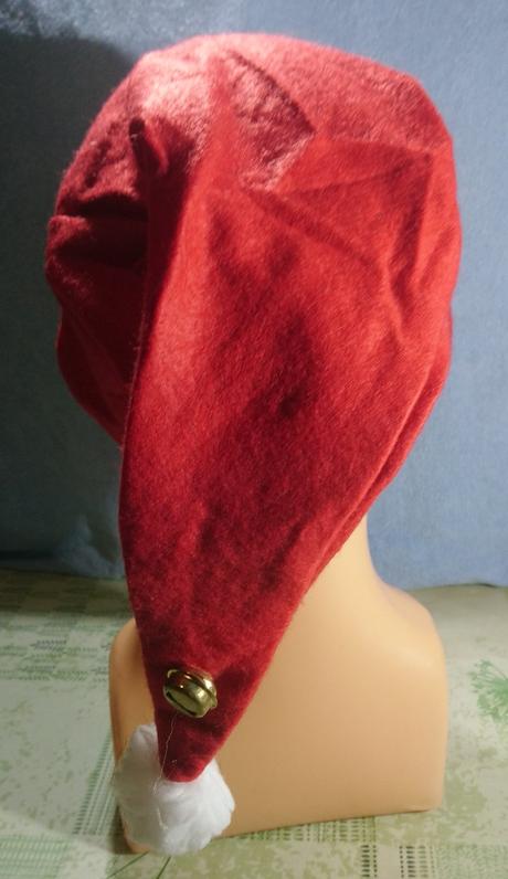 Vianočná, mikulášska čiapka so zvončekom,