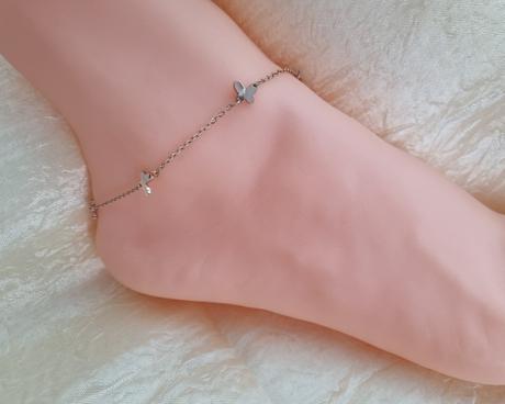 Náramok motýľ na ruku alebo nohu,