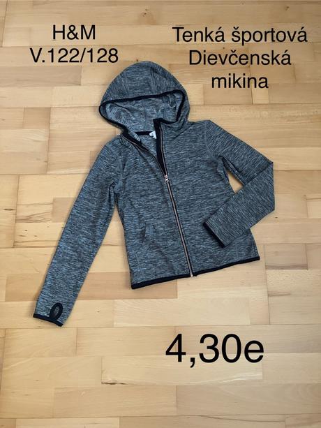 Športová mikina, h&m,122