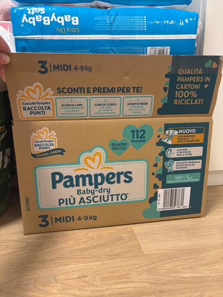 Jednorázové plienky babybaby soft a pampers 4-9kg, pampers,4 kg - 9 kg