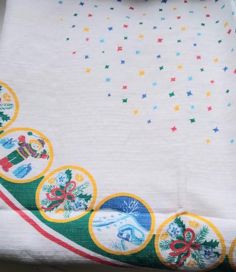 Vianočný veľký obrus vianoce prestieranie štola, 