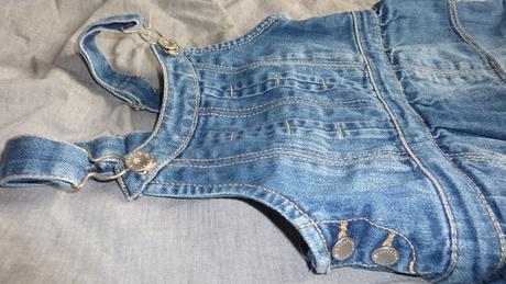 Riflové šaty, benetton,92