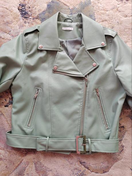 Dámska koženková bunda, gate,l