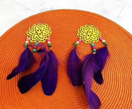 Extravagantné náušnice karibik, 