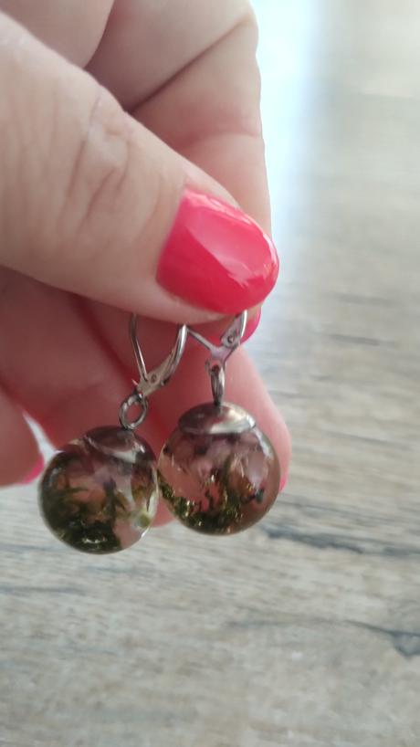 Náušnice kvietky guľaté,