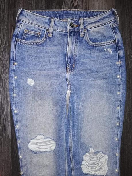 Rifle s perličkami h&m 34, h&m,34